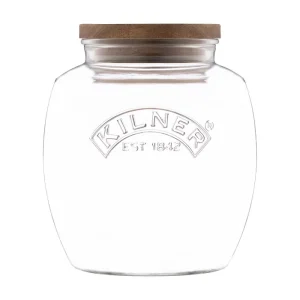KILNER Jar with Wooden Lid 67.6 OZ