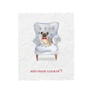 Pug Love Valentine's Day | Eco-Friendly Greeting Card