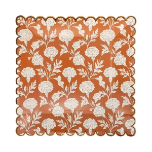 Fall Flora 9 Paper Plate