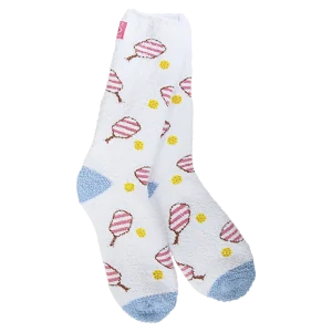 Pickleball Cozy Crew Socks