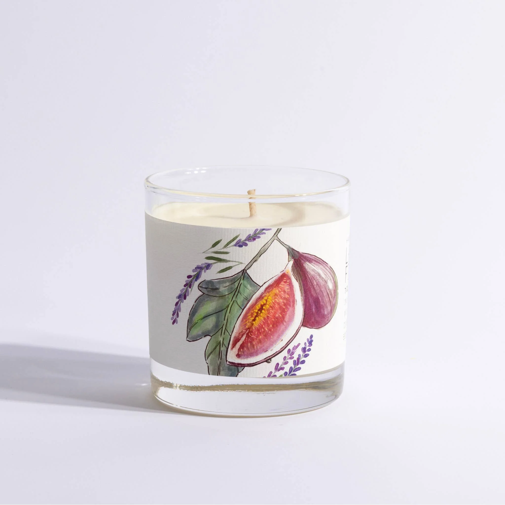 Lavender Fig - Medium Glass - Just Bee Candle