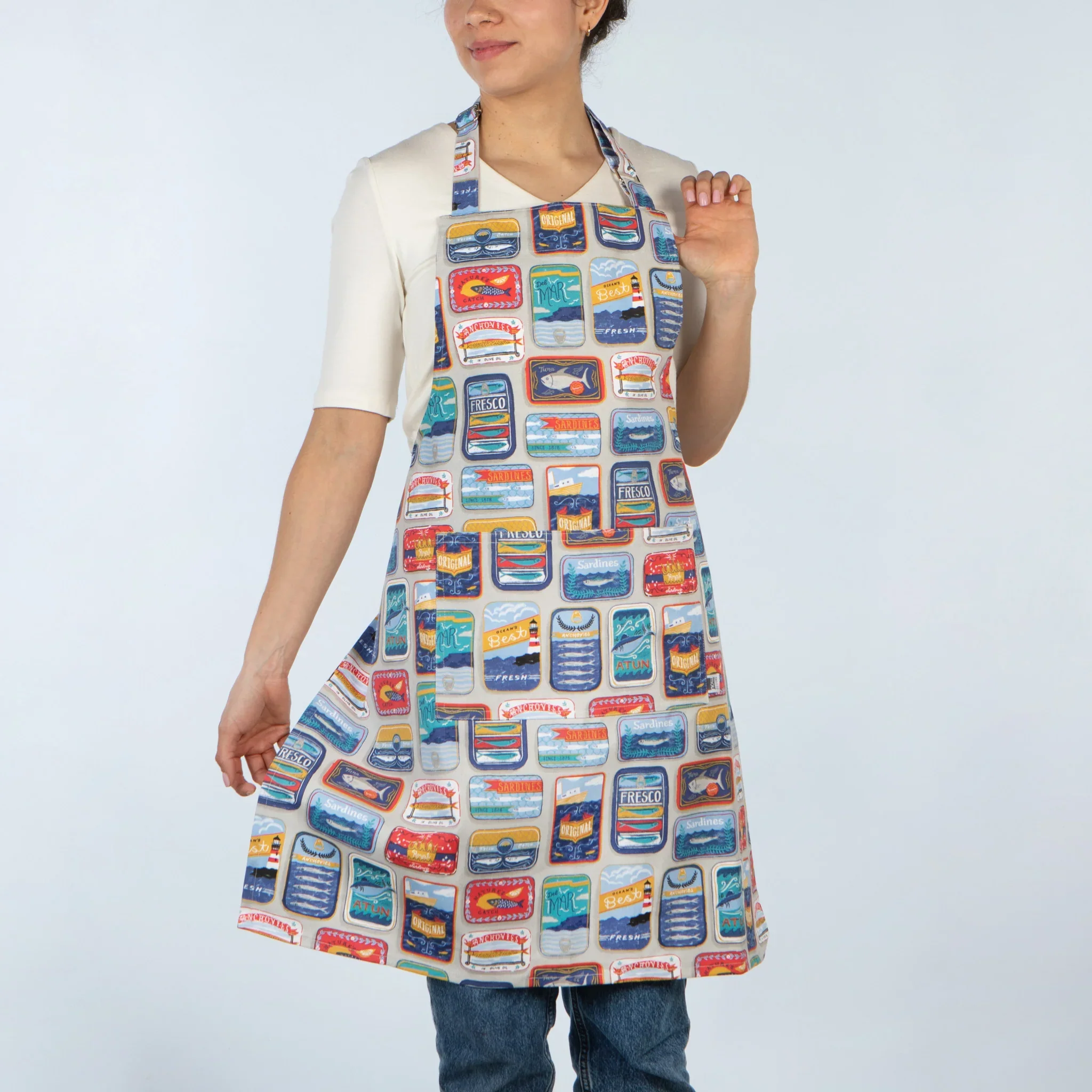 Del Mar Tinned Fish Chef's Apron - Image 3