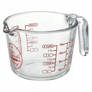 Mrs. Anderson's Baking Glass Measuring Cup. 2 Cup Capacity