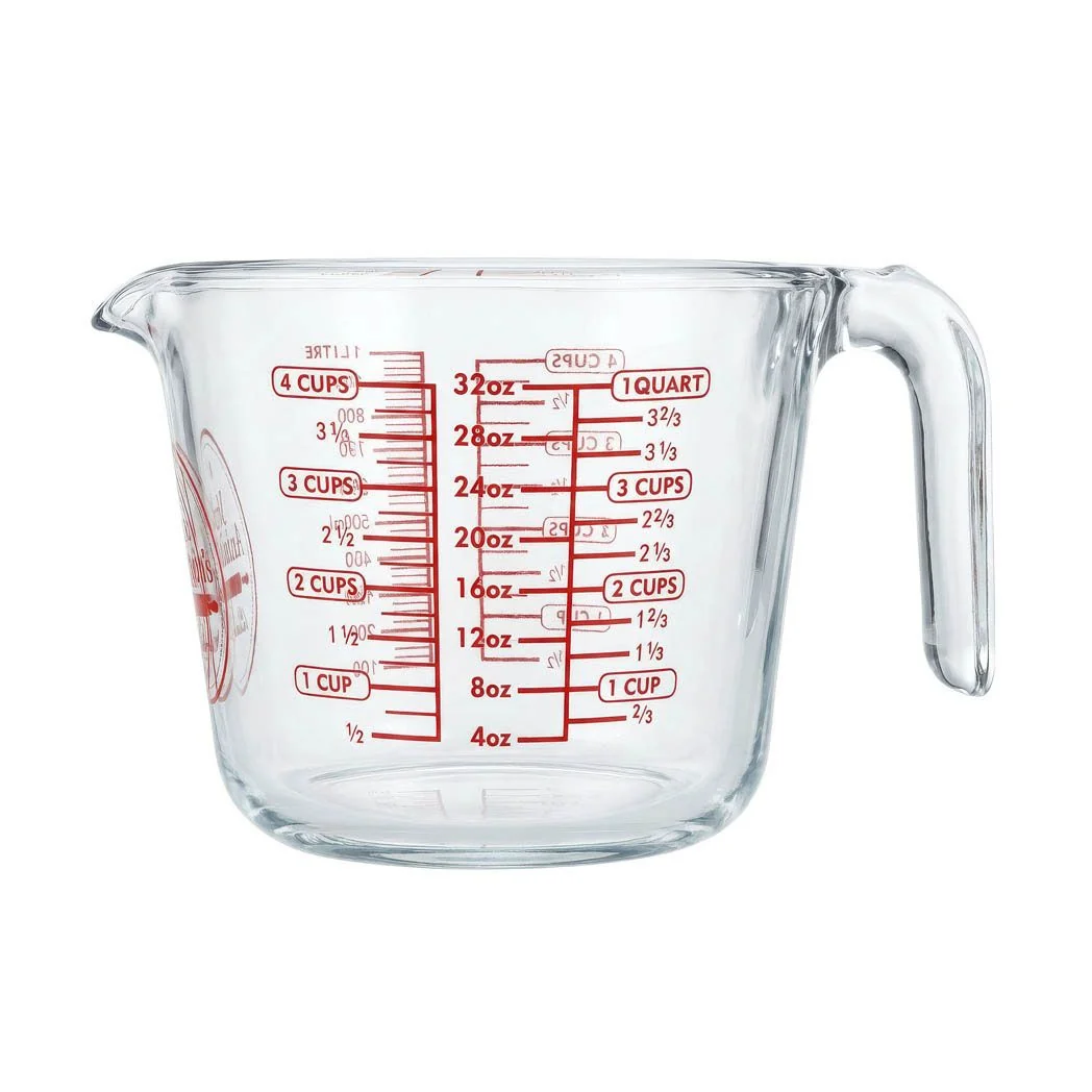 Mrs. Anderson's Baking Glass Measuring Cup. 4 Cup Capacity - Image 2
