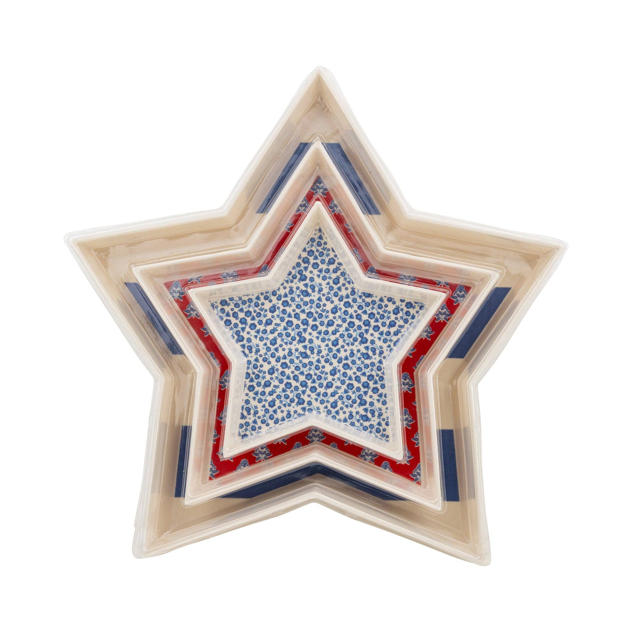 Stacking Stars Bamboo Trays
