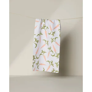 Carrot Toss Geometry Bar Towel