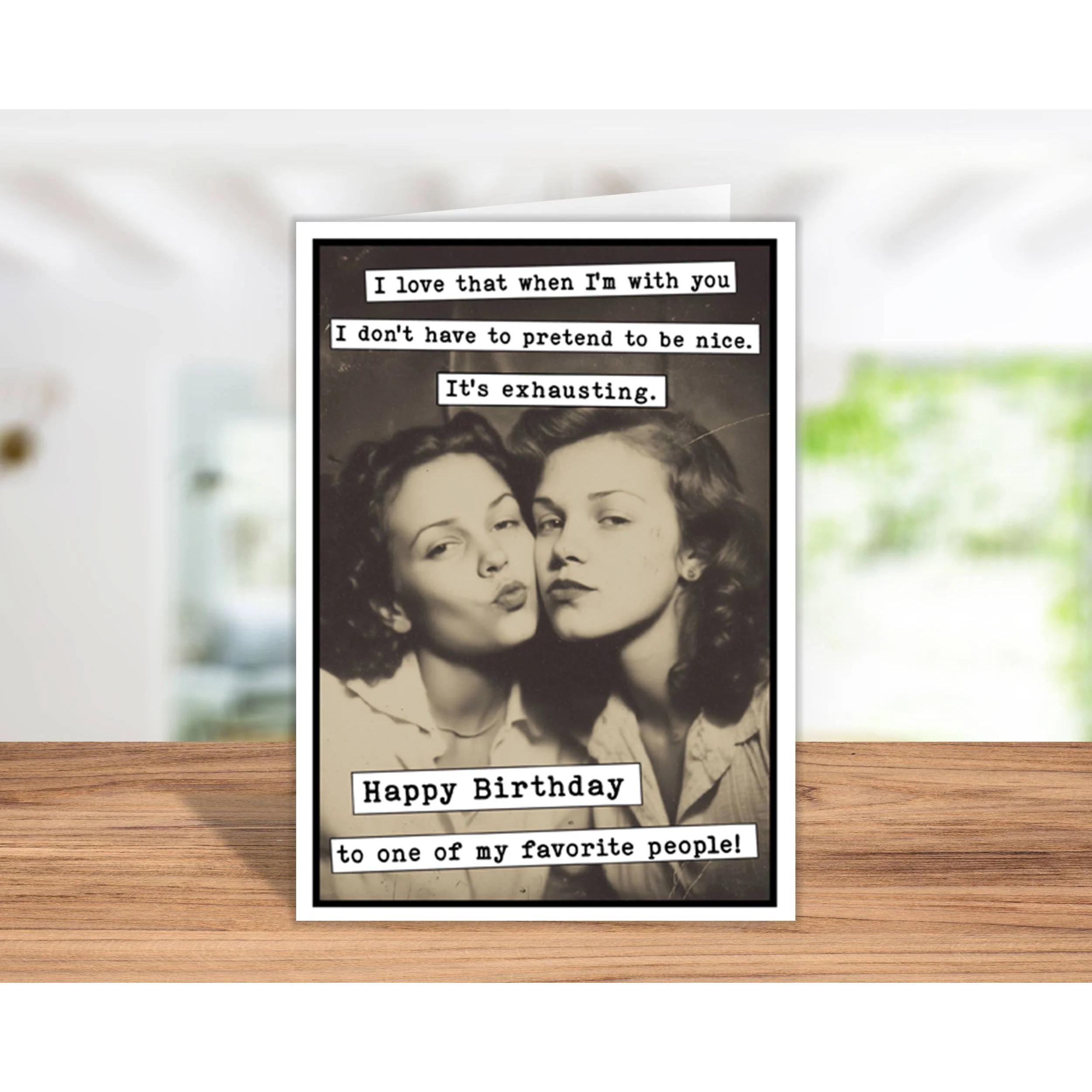 Happy Birthday To My Favorite Person Funny Birthday Greeting Cards - Image 6