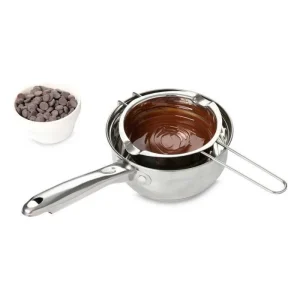 Baking Chocolate Melting Pot with Pour Spouts. 2.5-Cup