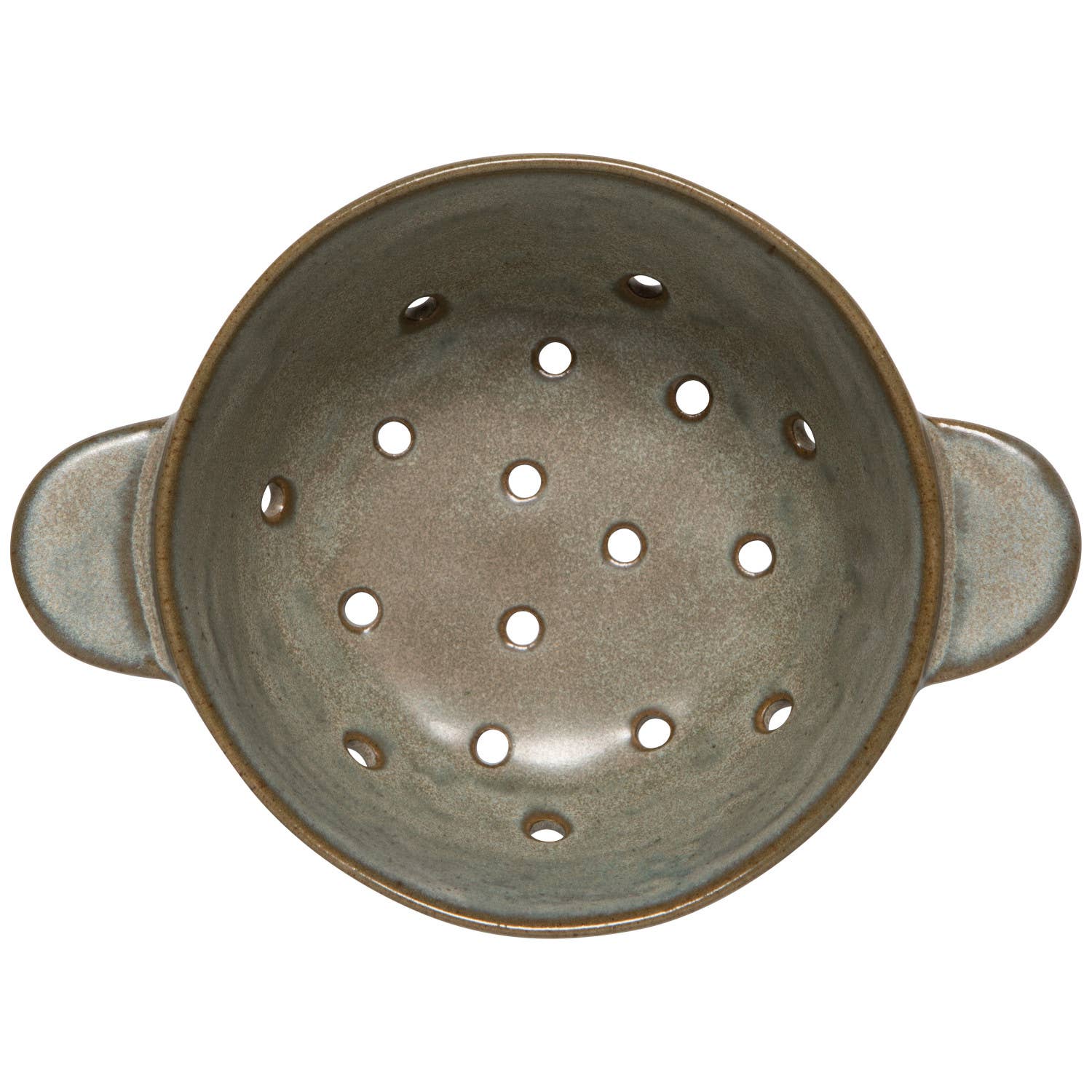 Gray Stoneware Fruit Bowl 7 inch - Image 4