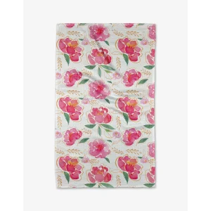 Pink Peony Tea Towel