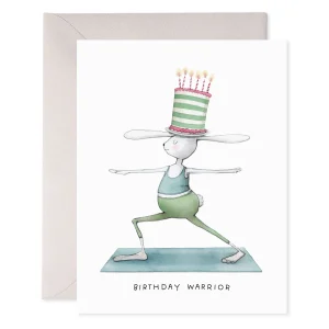Birthday Warrior Greeting Card