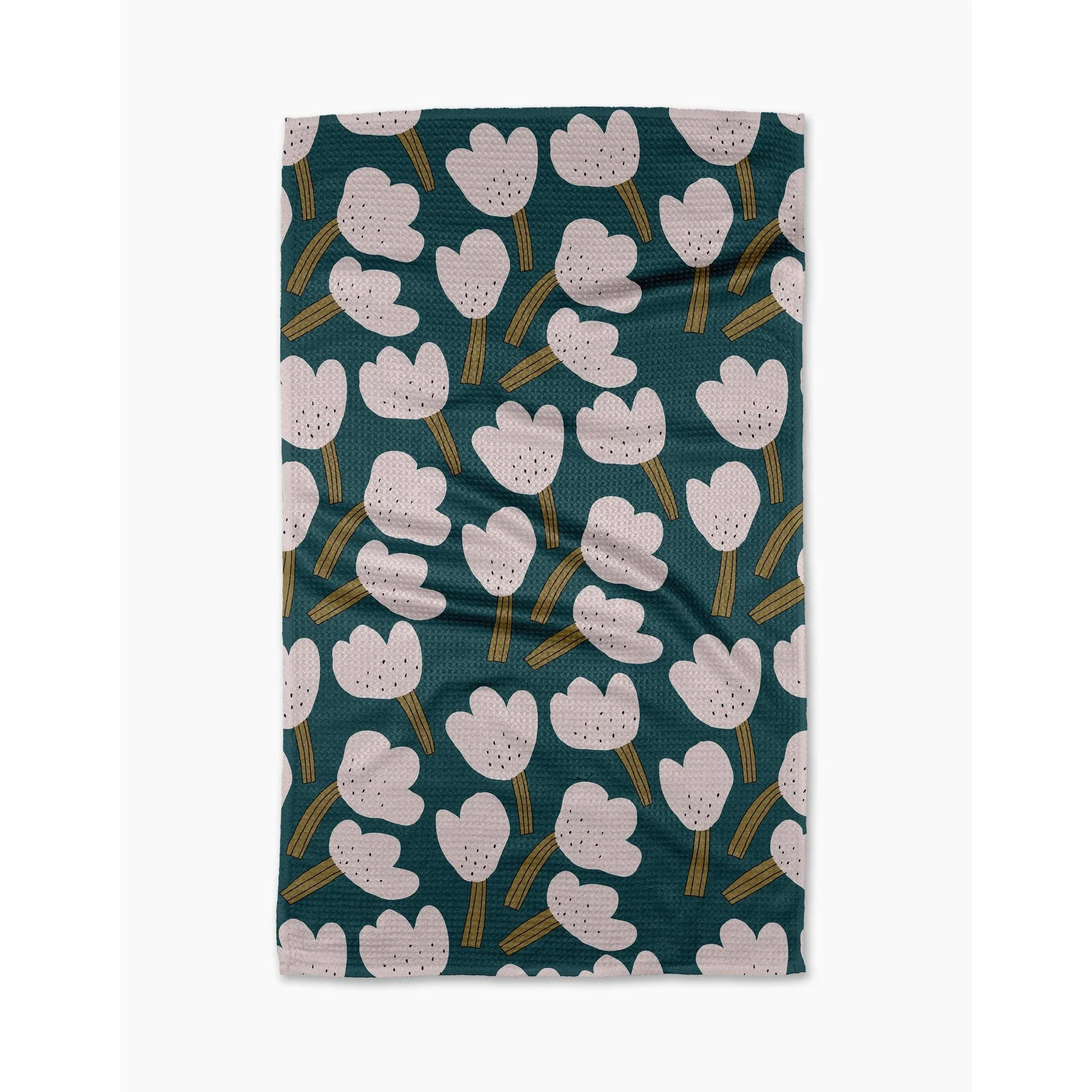 Tulips Geometry Tea Towel - Image 3