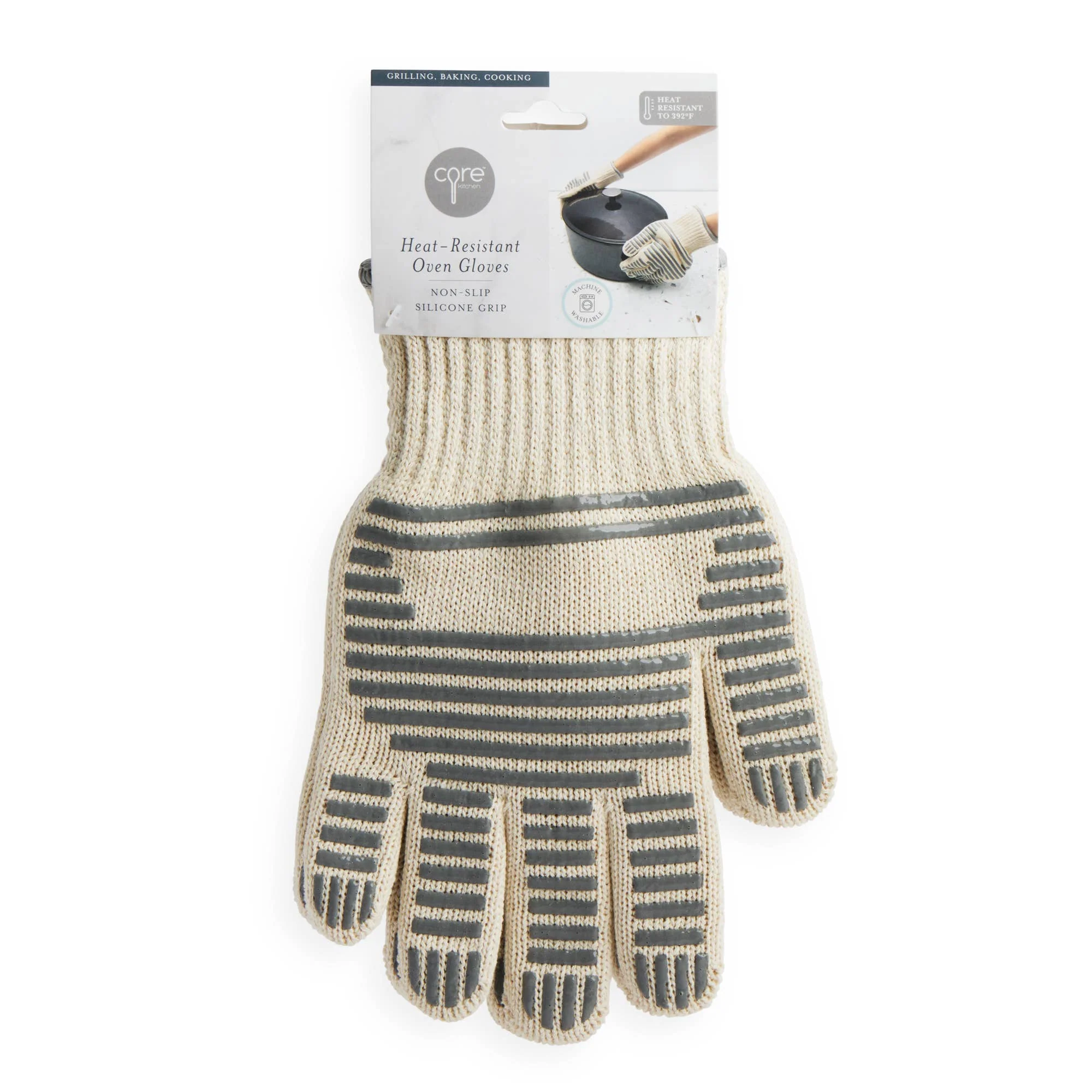 High Resistance Oven Gloves - Smoke