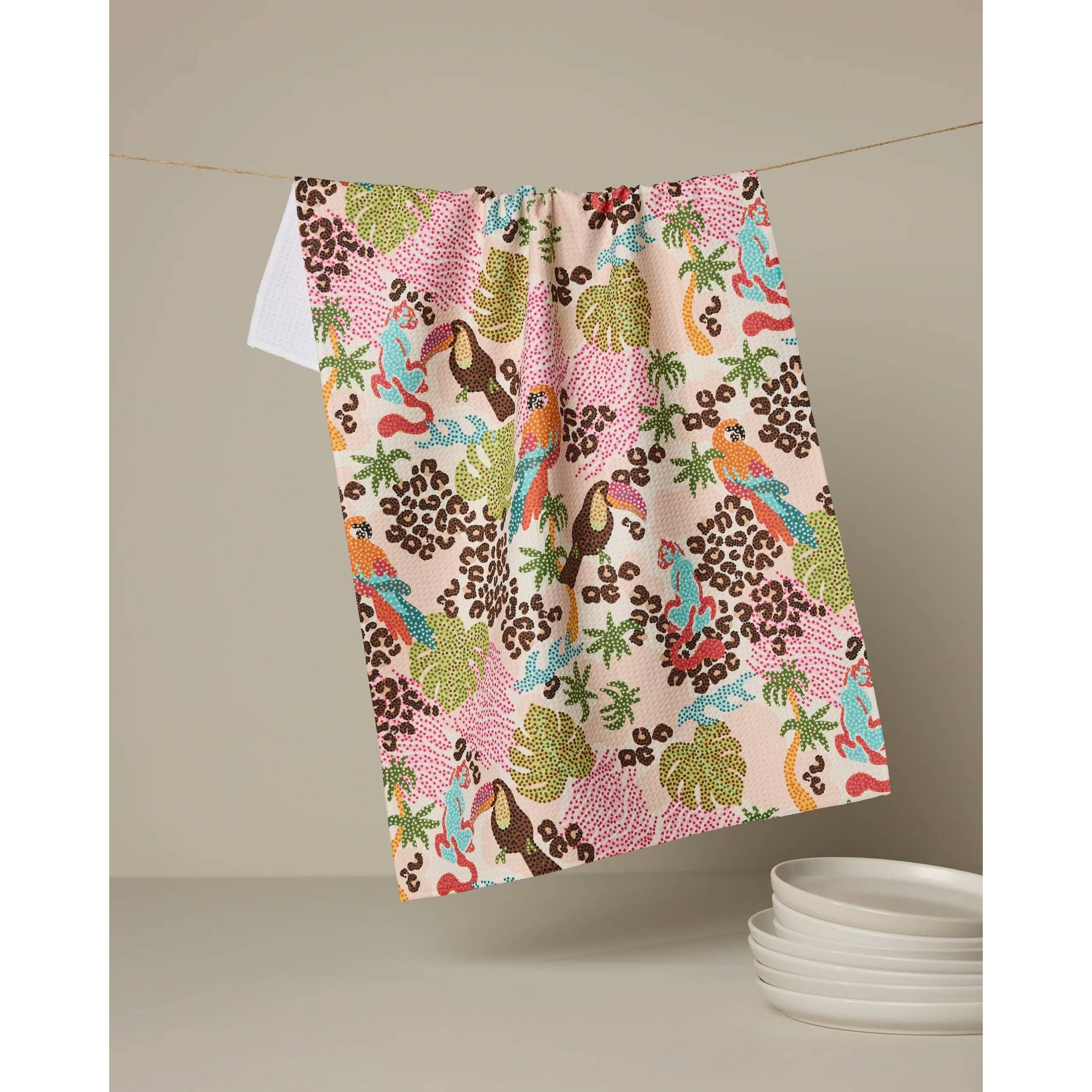 Tropi Hotel Geometry Tea Towel