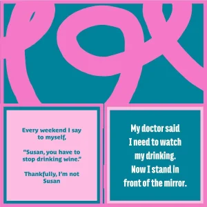 Mirror | Funny Party Gift | Cocktail Napkin