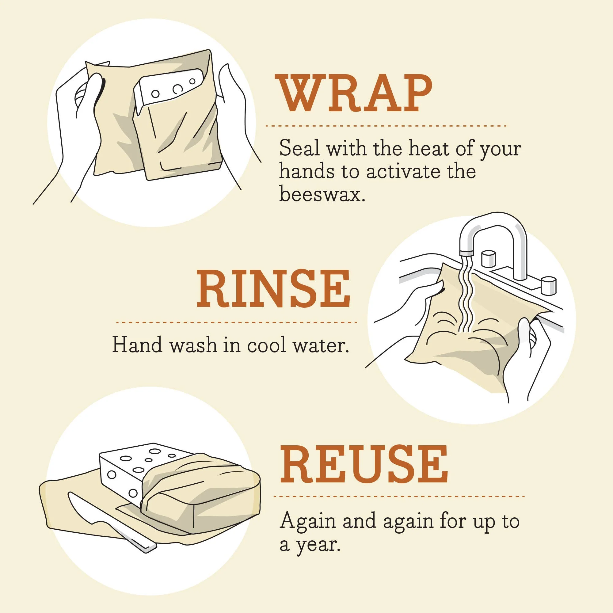 Bee's Wrap Bread Wrap - Honeycomb Pattern - Image 17