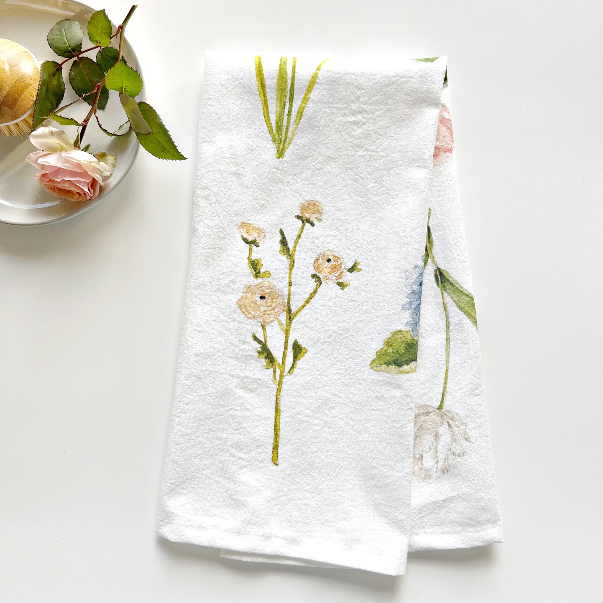 Garden Flowers Tea Towel - Image 3