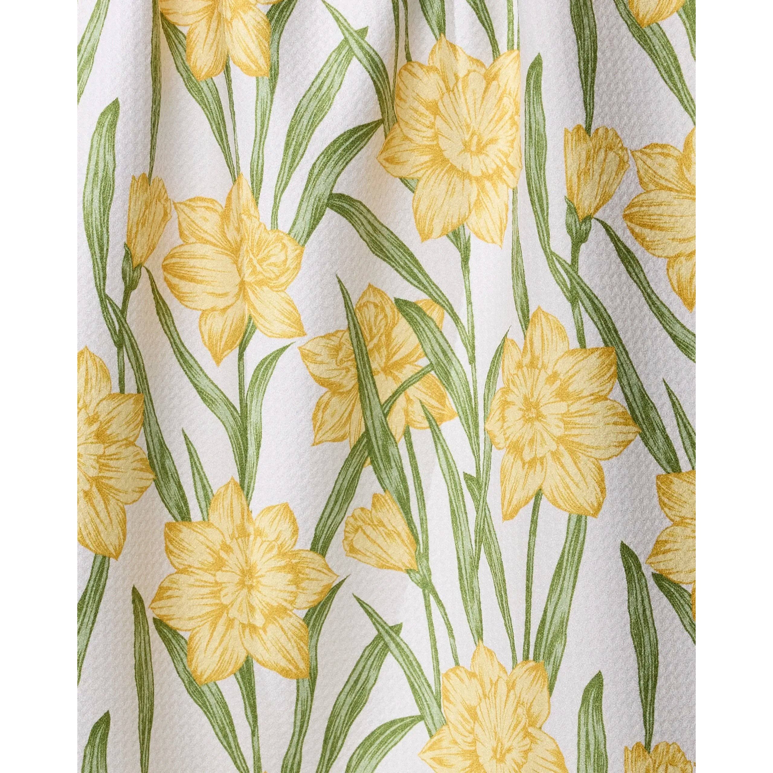 Daffodil Darling Geometry Tea Towel - Image 2