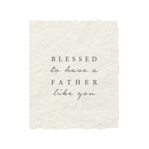 Blessed to have a Father like you | Father's Day Card