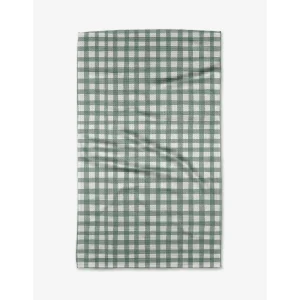 Picnic Gingham Geometry Tea Towel