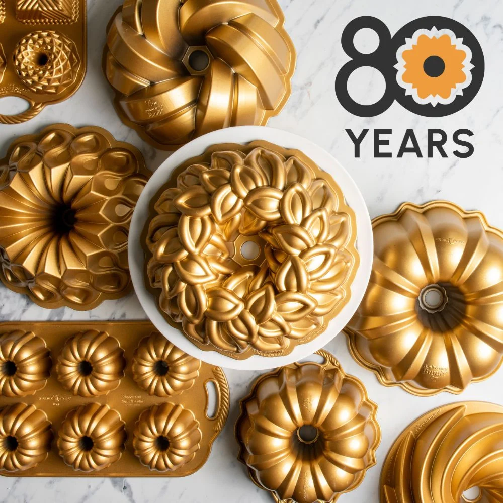 Nordic Ware 80th Anniversary Laurel Wreath Bundt - Image 9