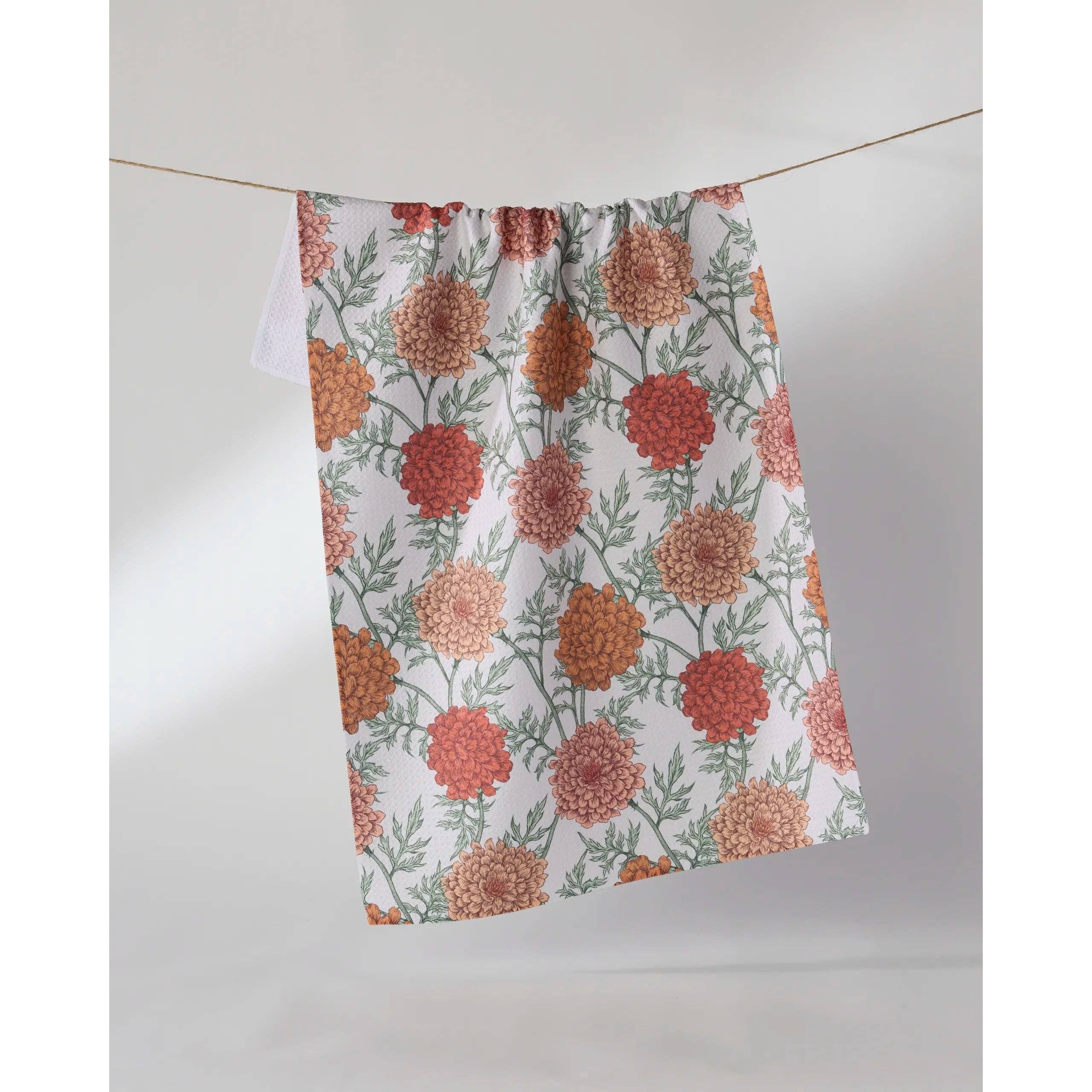 Marigold Manor Geometry Tea Towel