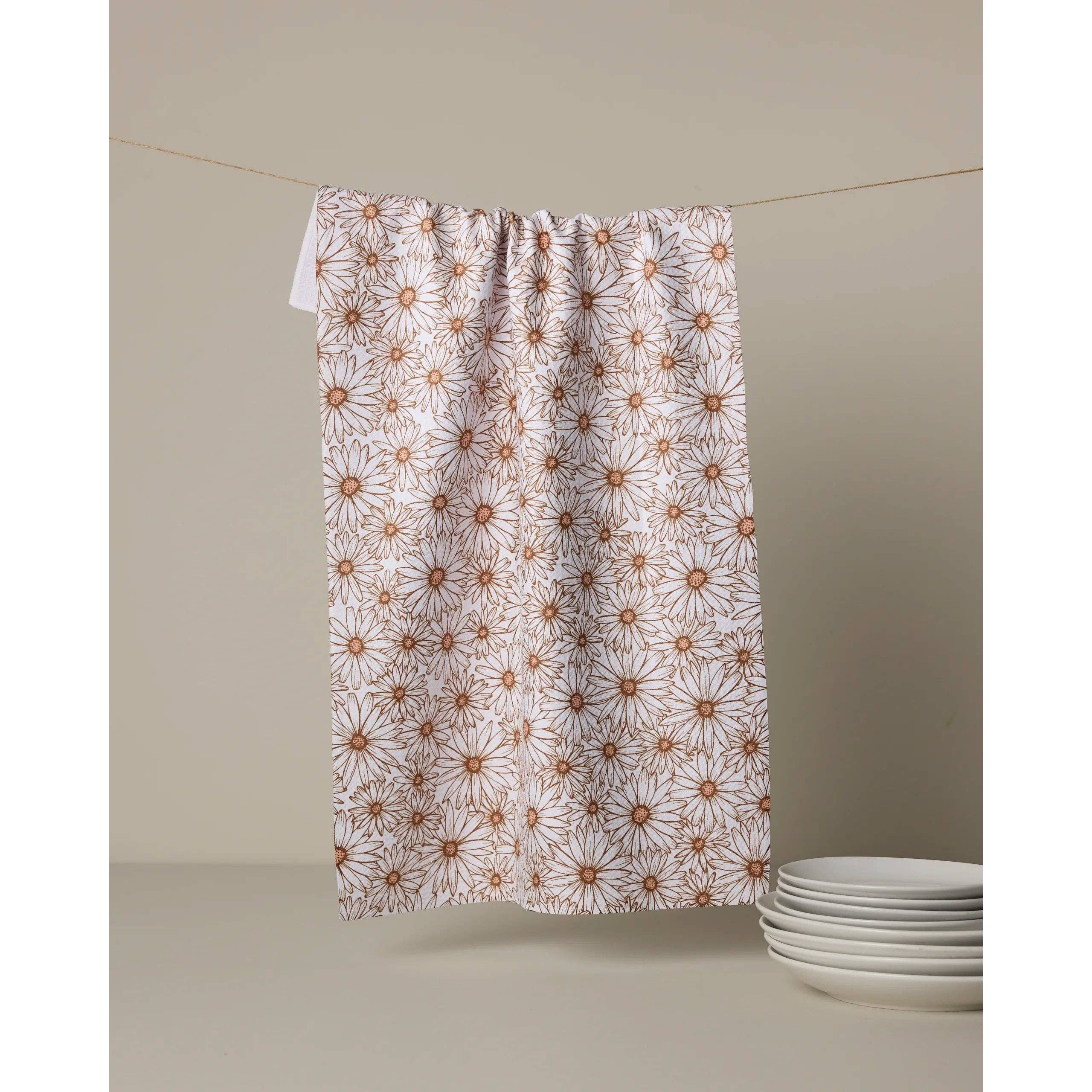 Daisy Trail Tea Towel