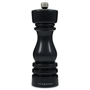 Black Gloss Salt Mill