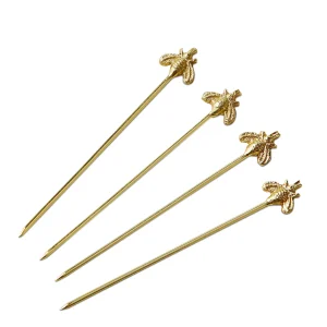 Bee Cocktail Pick. Set of 4