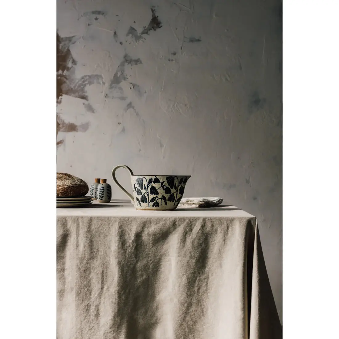 Organic Print Ceramic Gravy Boat - Image 2