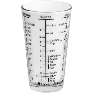 Kolder Glass Mix-in-Measure. 2 Cup