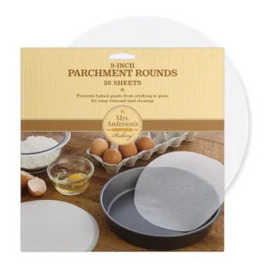 Mrs. Anderson's Baking Bleached Round Cake Parchment Paper 9