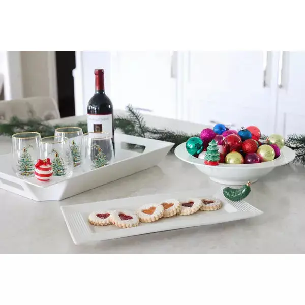 Nora Fleming Platter Pinstripes Bread Tray - Image 3
