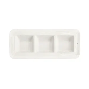 Nora Fleming Platter Pinstripes Garnish Dish