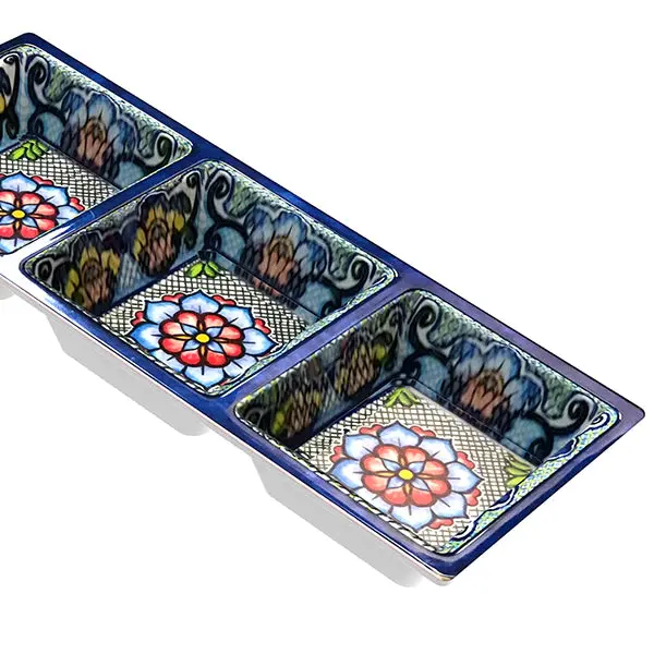 Prepara 3 Sectional Tray Blue - Image 3