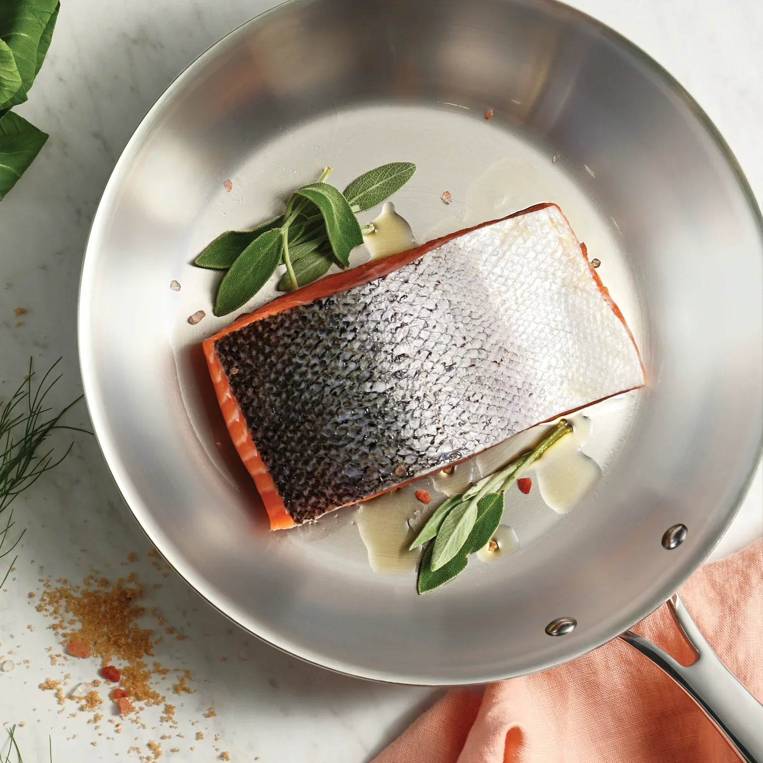 Tramontina Signature Tri-Ply Clad Stainless Steel 10 Fry Pan - Image 2
