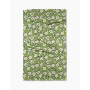Cherry Explosion Geometry Kitchen Tea Towel