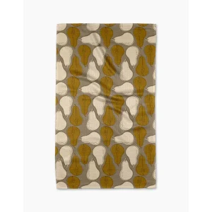 Pairs of Pears Geometry Kitchen Tea Towel