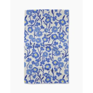 Primavera Blooms Geometry Kitchen Tea Towel
