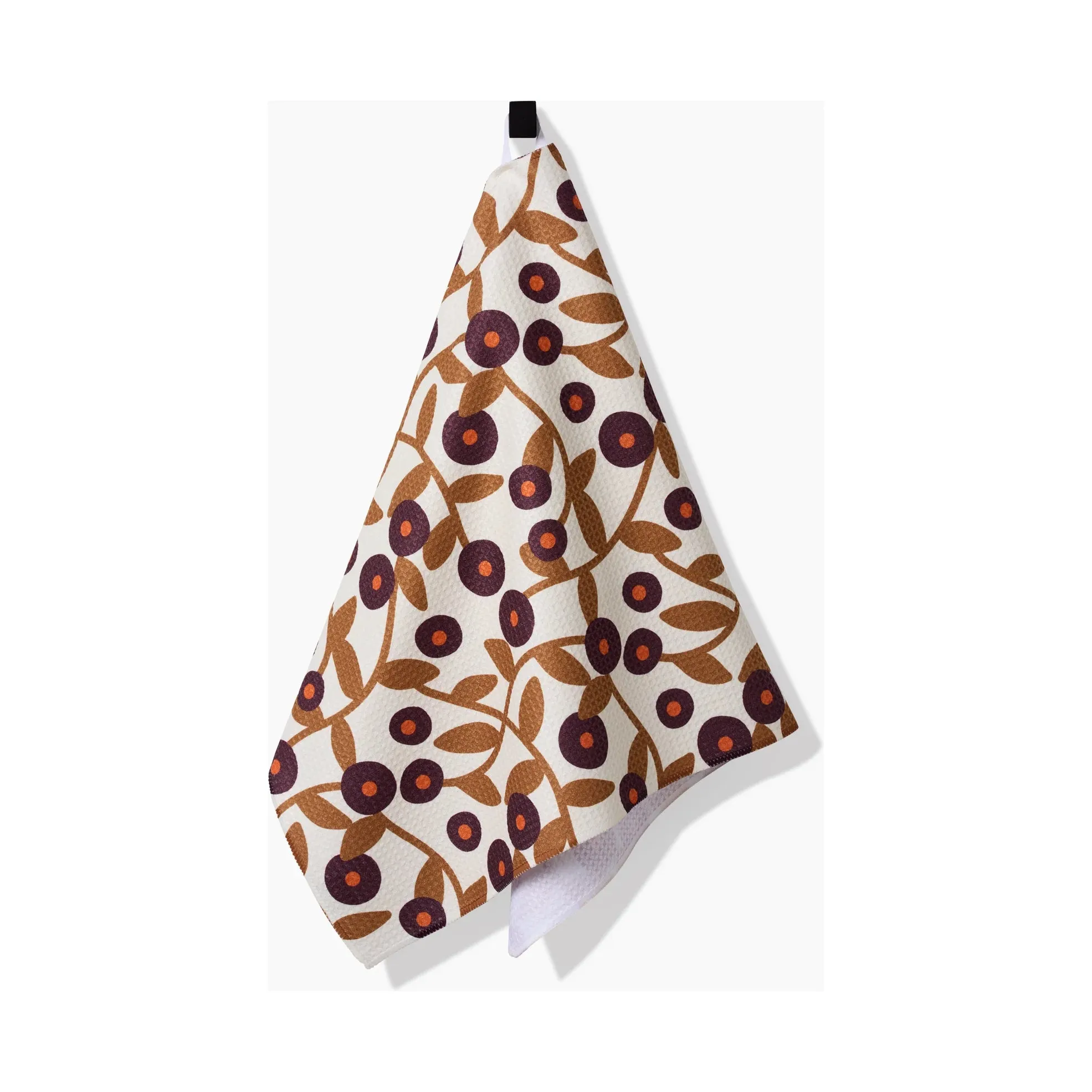 Swirling Vines Geometry Tea Towel - Image 3