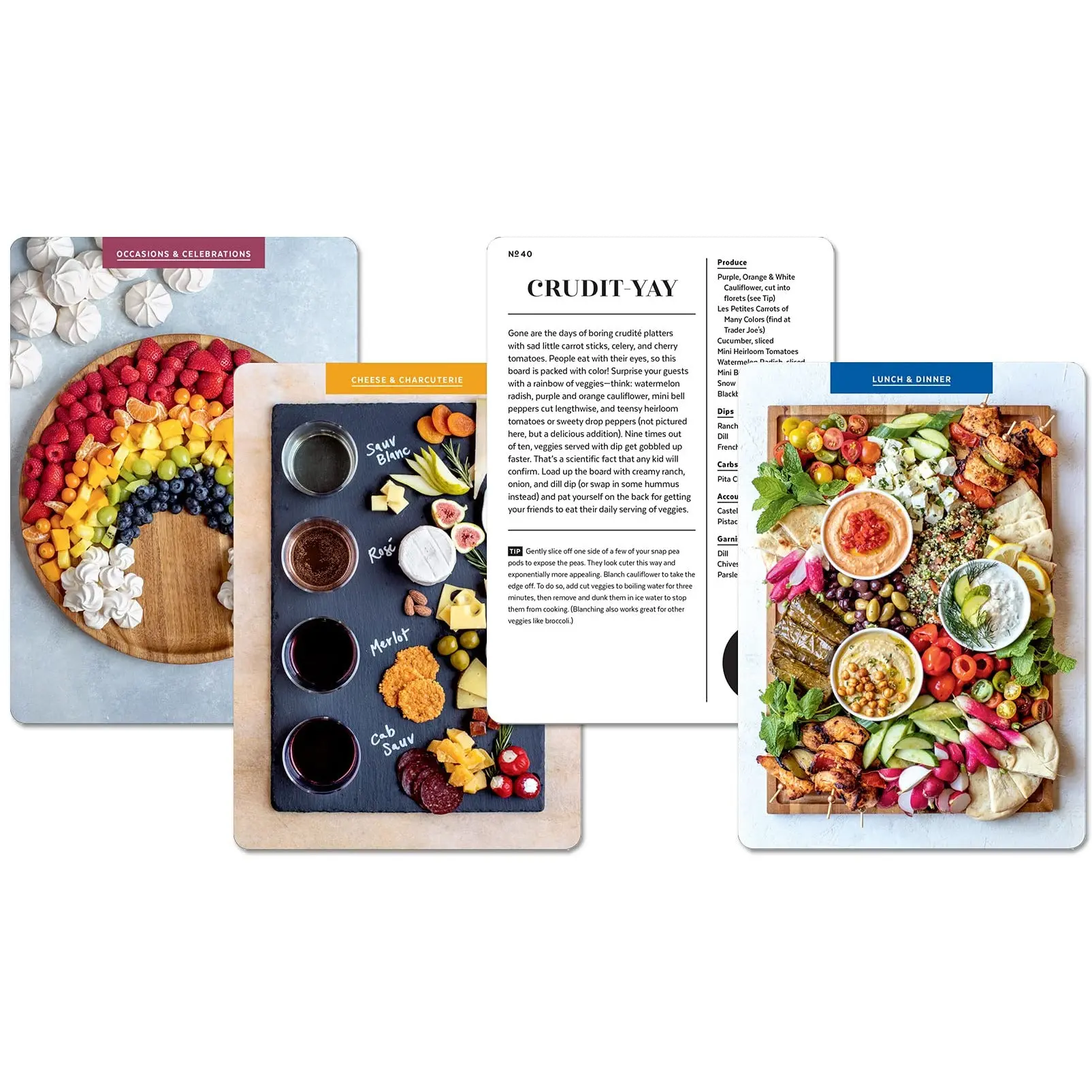 The Cheese Board Deck: 50 Cards for Styling Spreads. Savory and Sweet by Meg Quinn - Image 3
