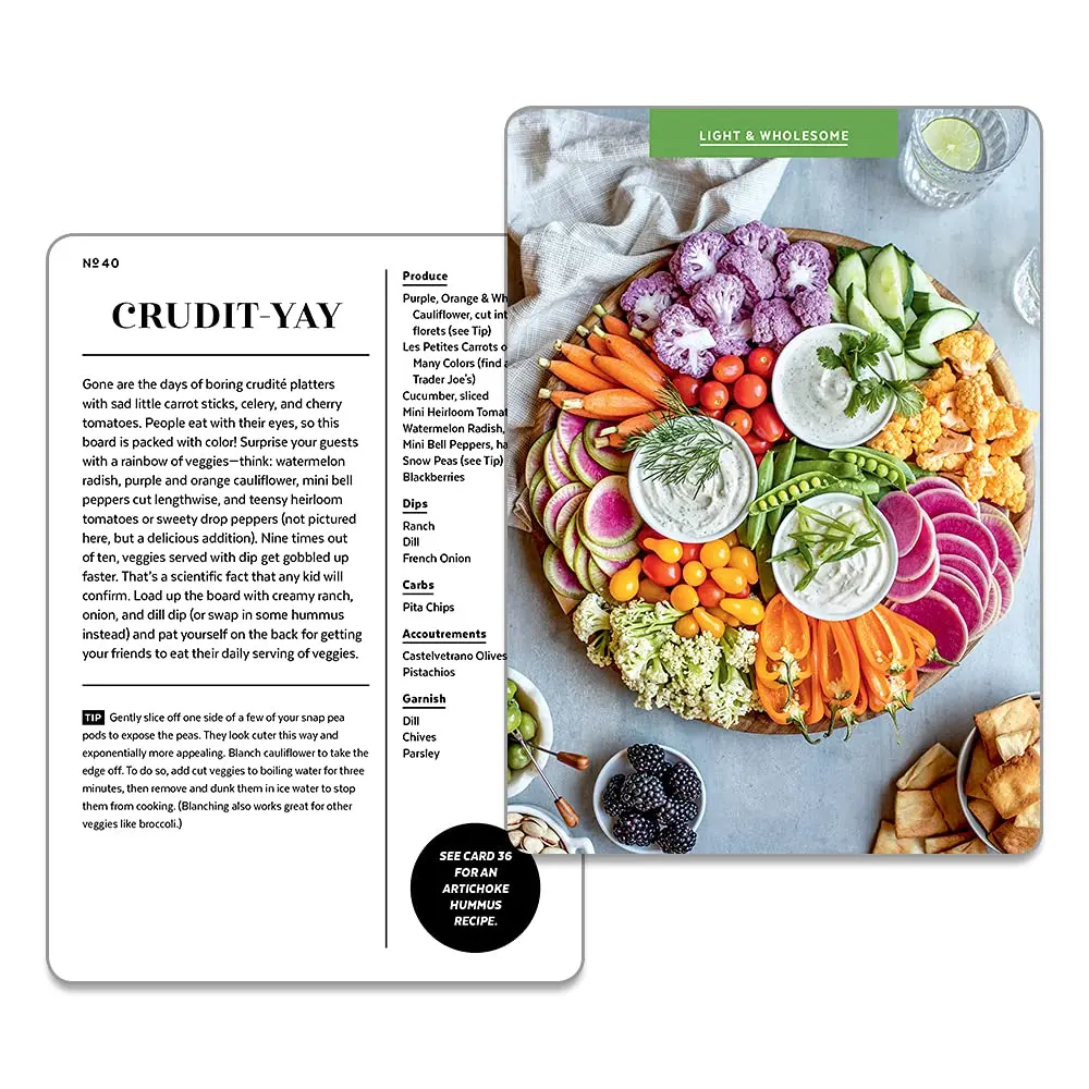 The Cheese Board Deck: 50 Cards for Styling Spreads. Savory and Sweet by Meg Quinn - Image 5