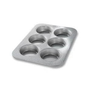 USA Pan Mini Round Cake Pan. 6 Well