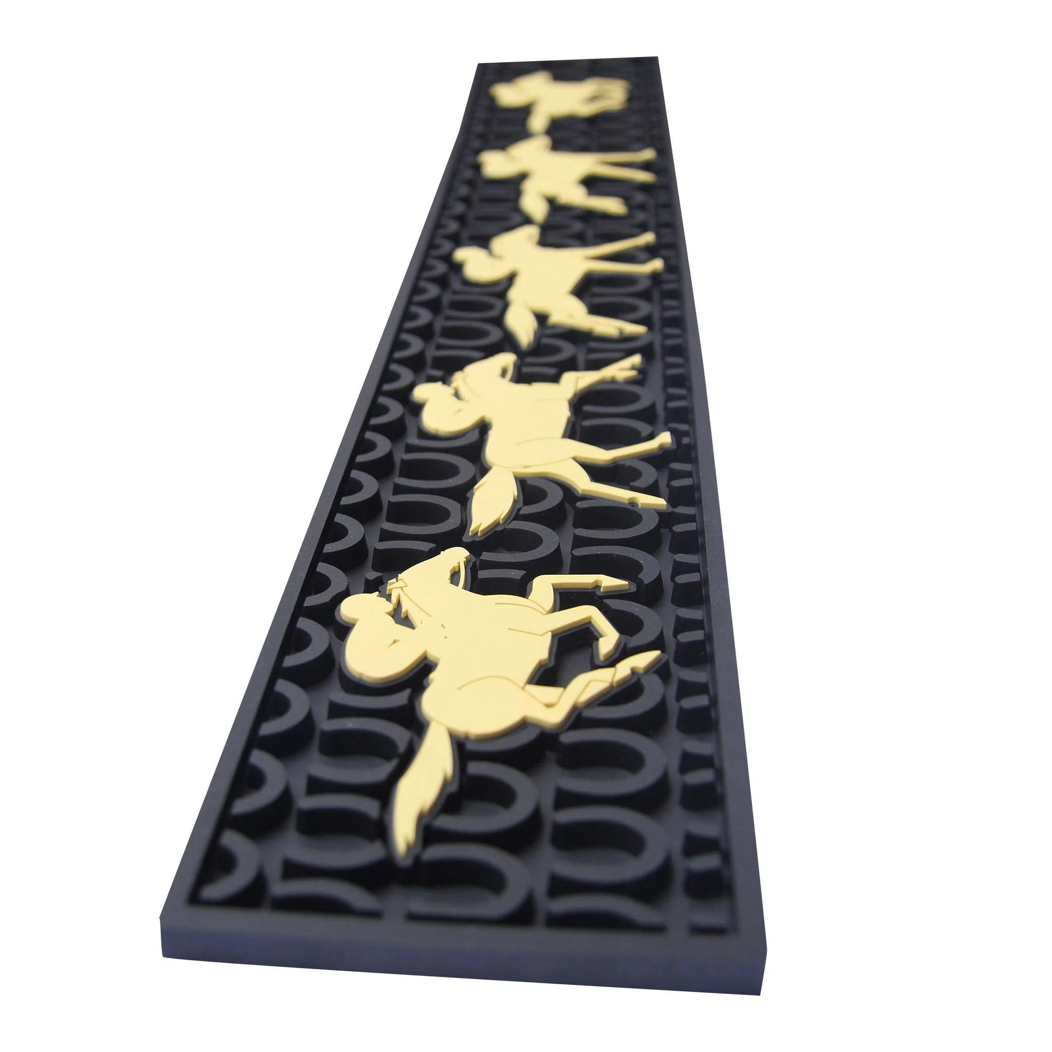 Racing Horses Rubber Bar Mat - Image 2
