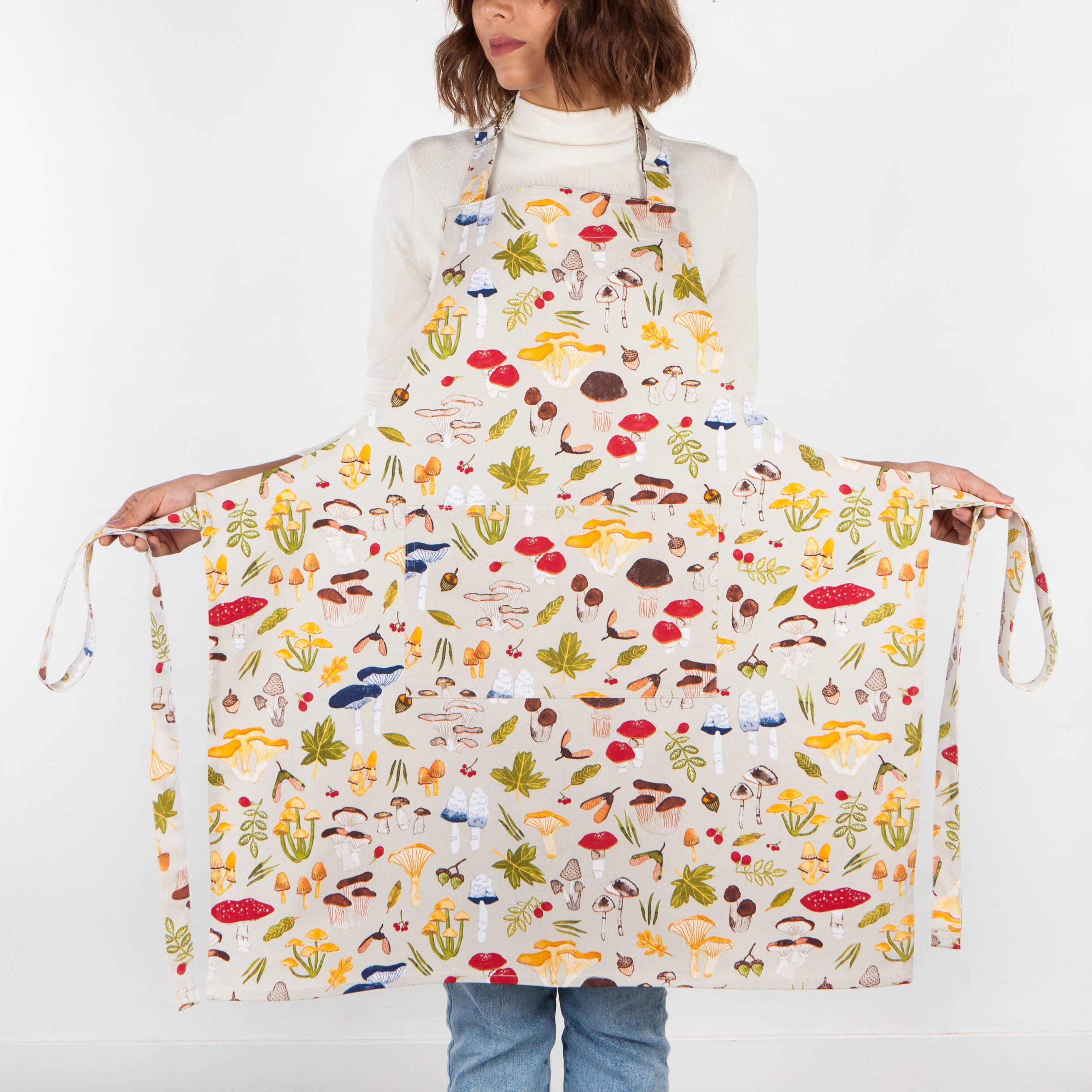 Field Mushrooms Chef Apron - Image 3