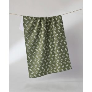 Wick Geometry Tea Towel
