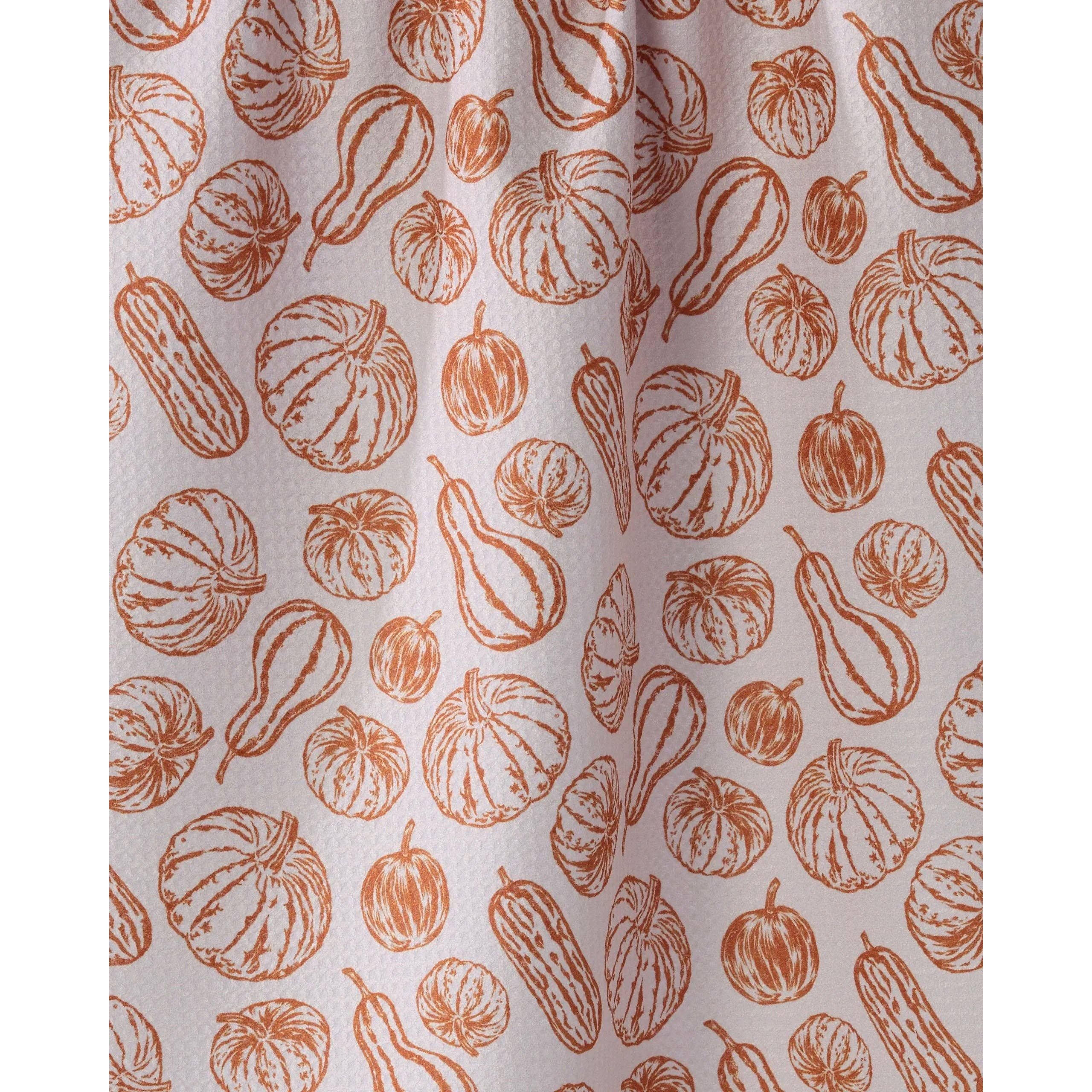 Harvest Sketch Geometry Tea Towel - Image 2