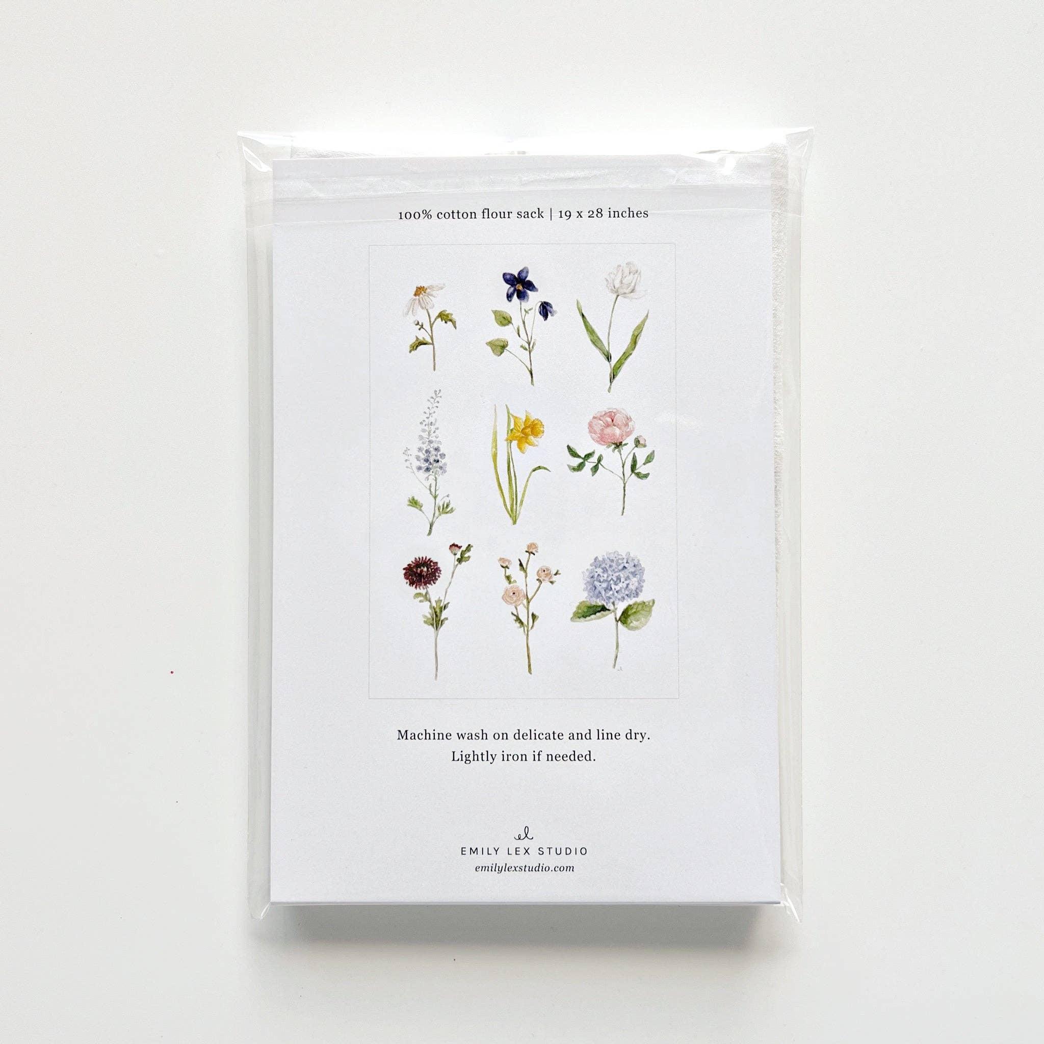 Garden Flowers Tea Towel - Image 5