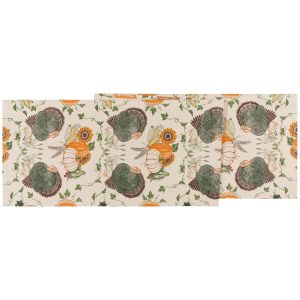 Cornucopia Thanksgiving Printed Table Runner