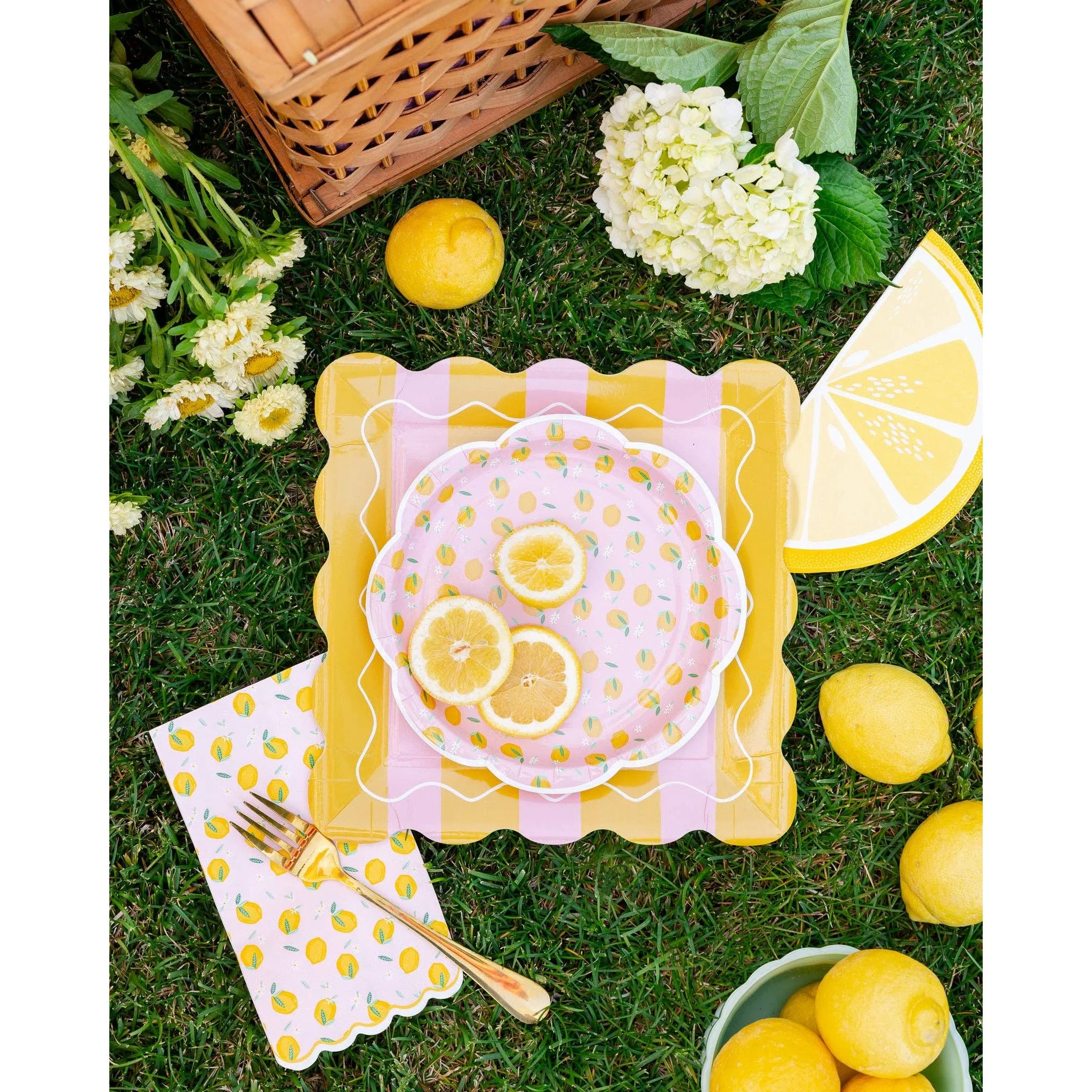 Lemons Paper Dinner Napkin - Image 3
